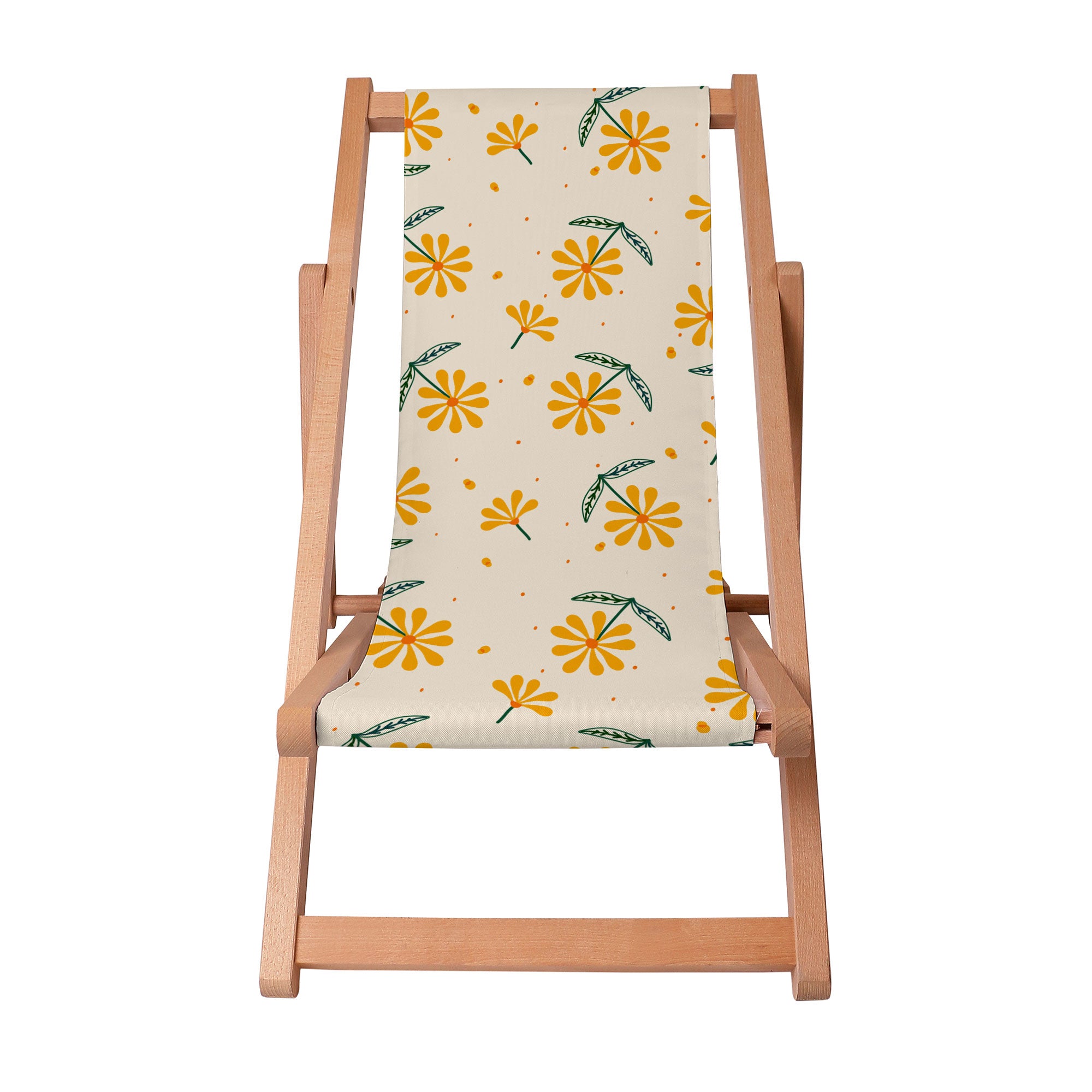 Wooden Deck Chair Sweet Summer Morning