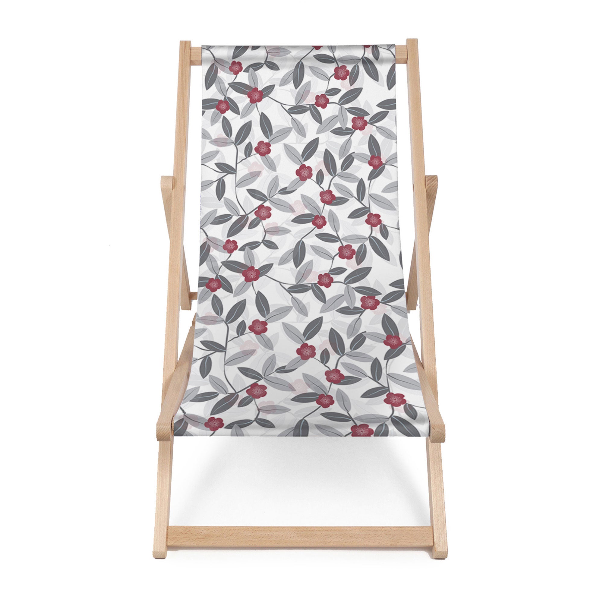Wooden Deck Chair Under the Tree-M