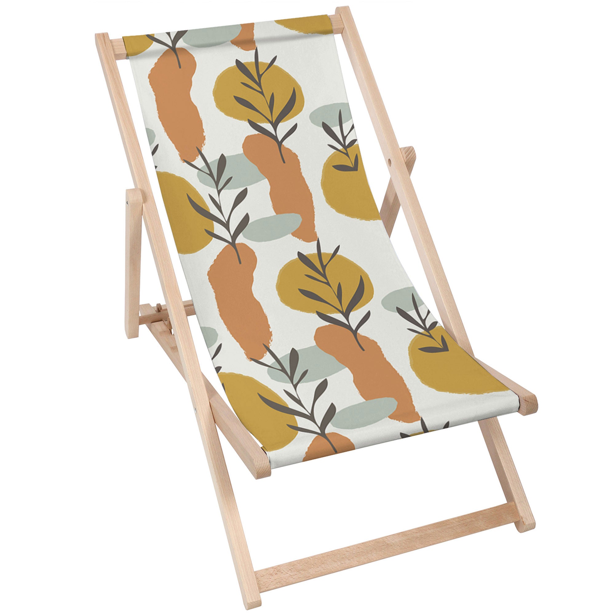 Wooden Deck Chair Warm September-M