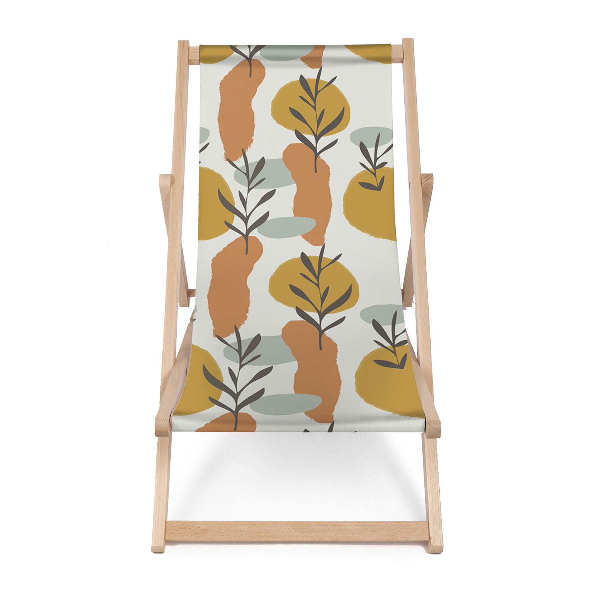 Wooden Deck Chair Warm September-M