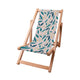 Wooden deck chair Yellow Forest Flowers-S