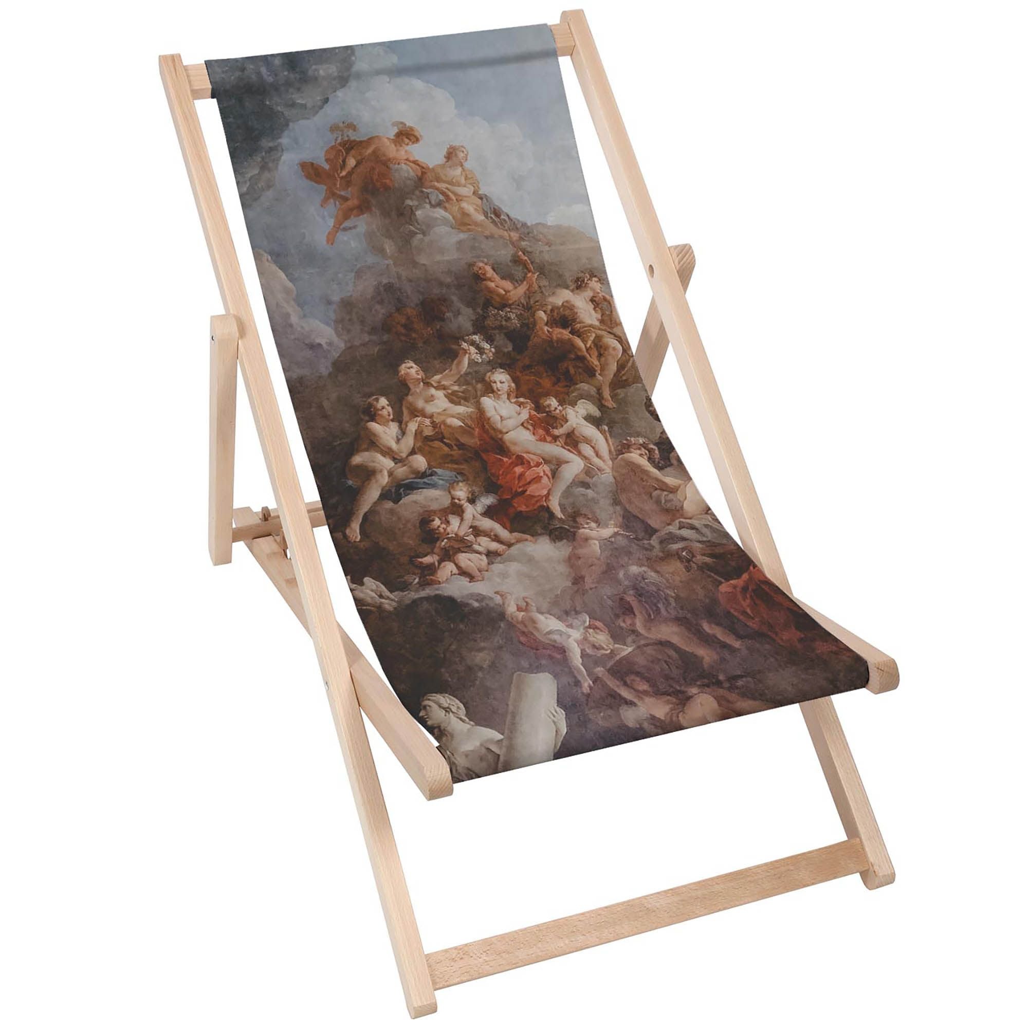 Wooden Deck Chair Art