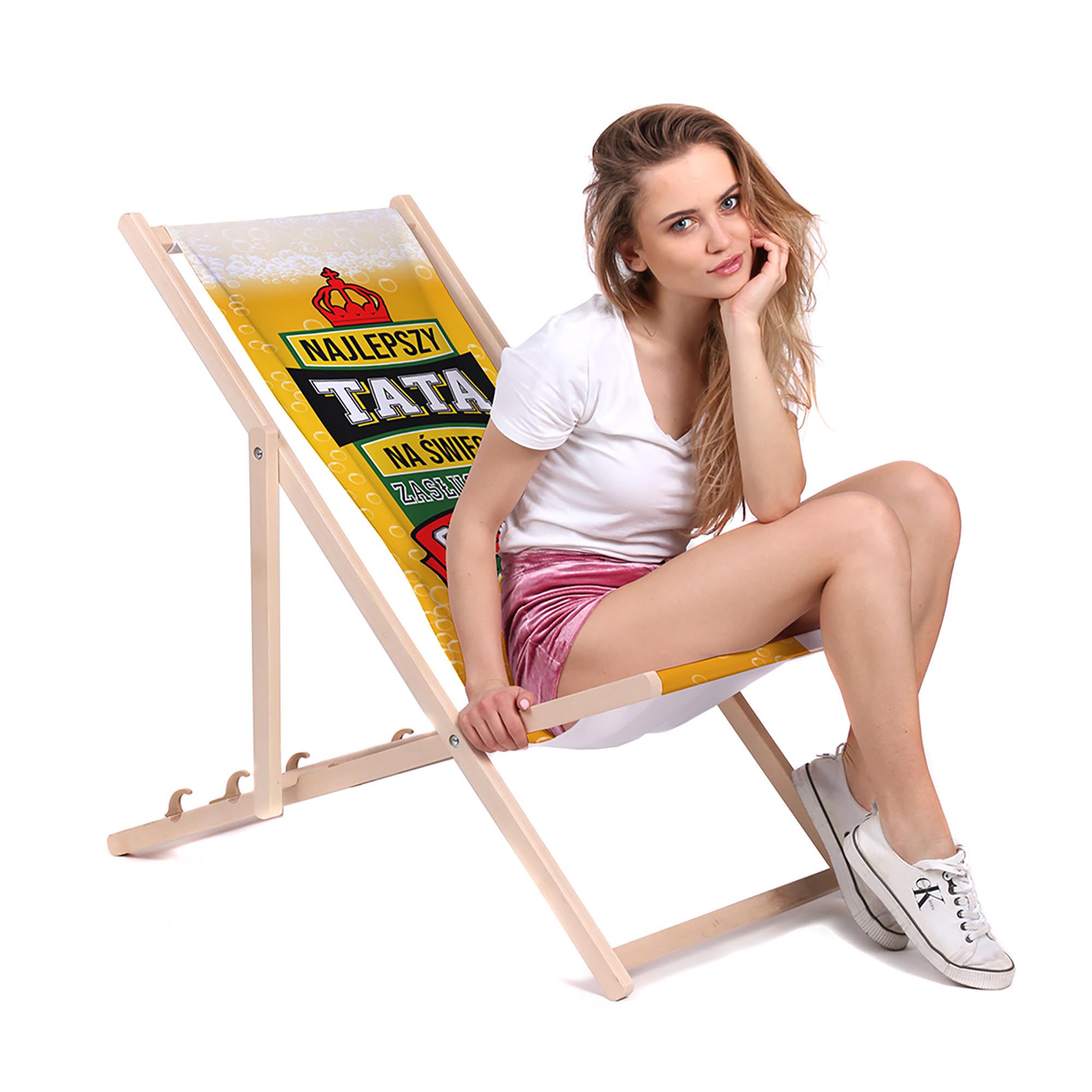 Wooden Deck Chair Best Dad