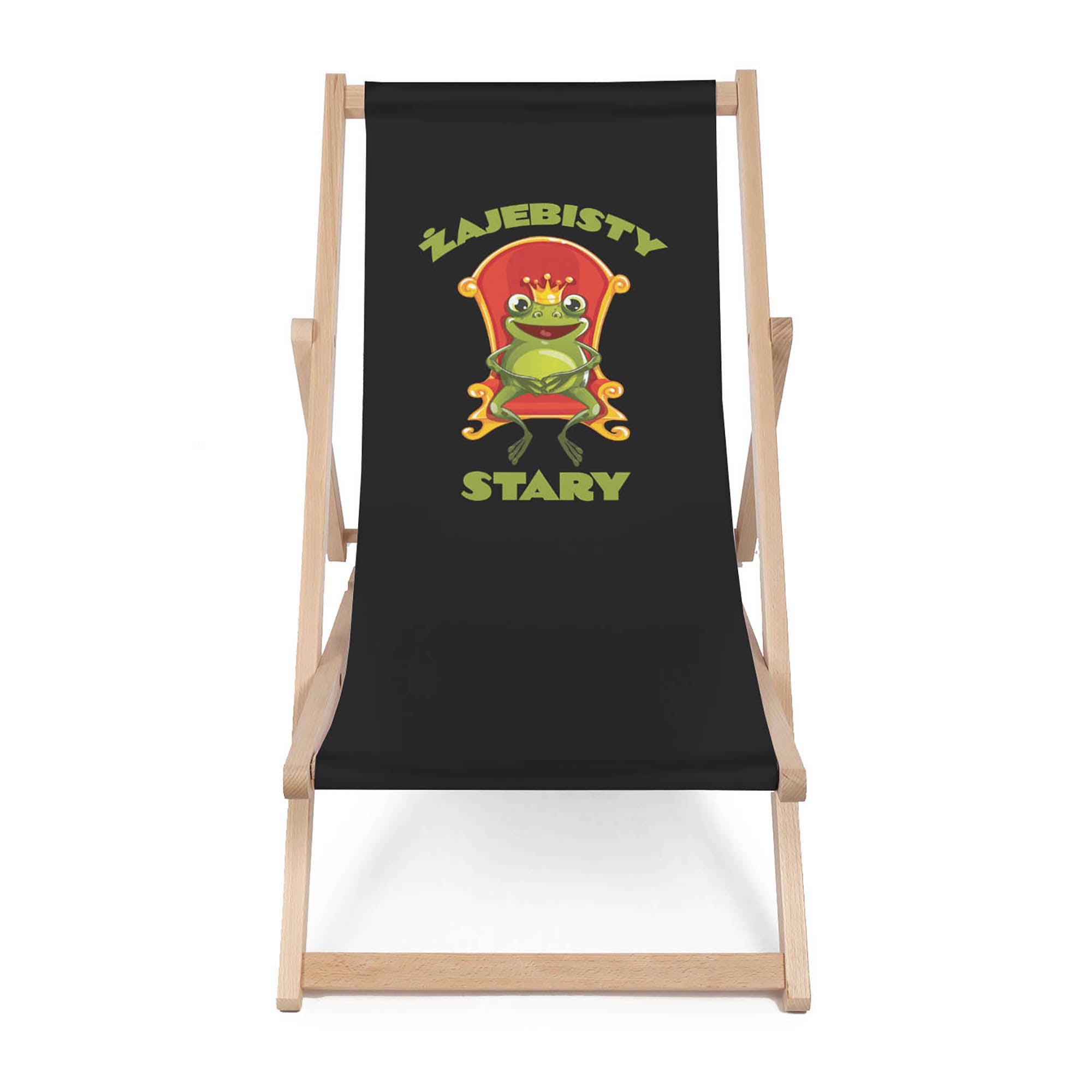 Wooden Deck Chair Awesome Old Guy
