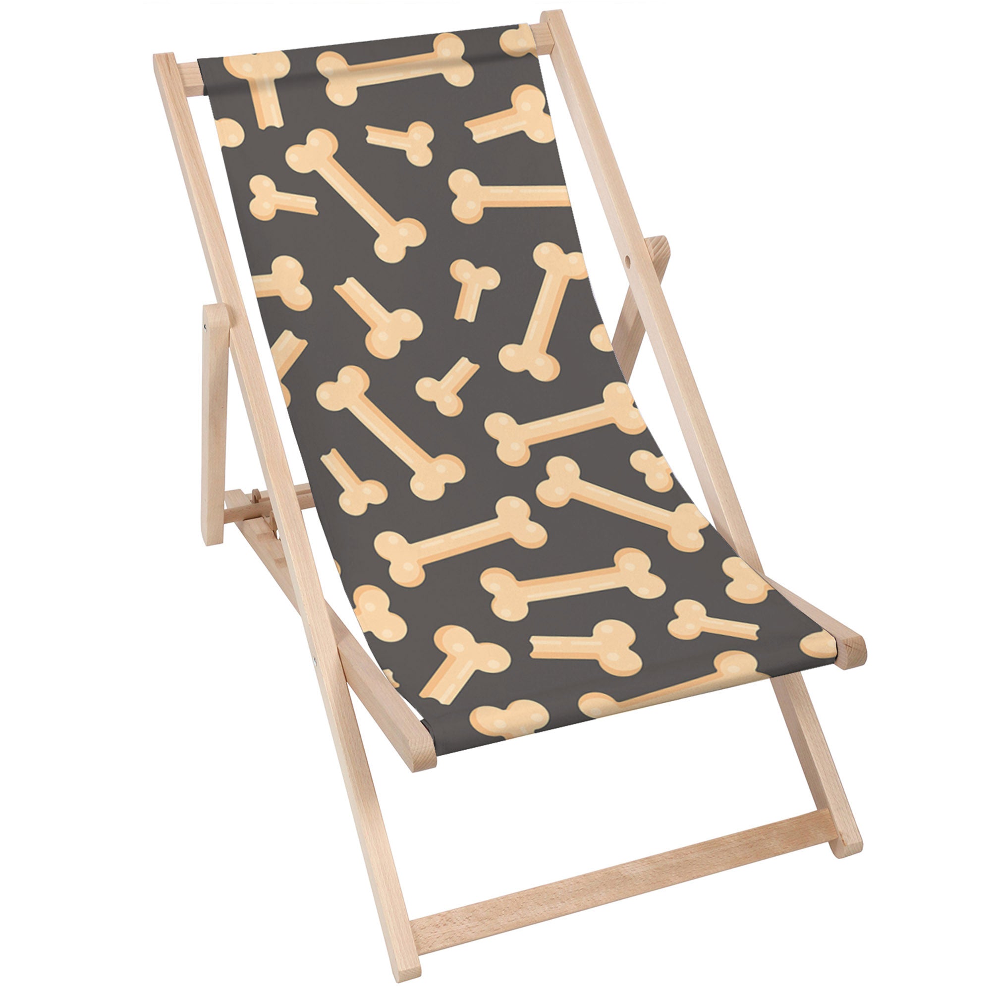 Wooden Deck Chair Bones-M