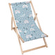 Wooden Deck Chair Rainbow And Raindrops-M