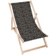 Wooden Deck Chair Abstract Design-M