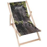 Wooden Deck Chair Retired Man