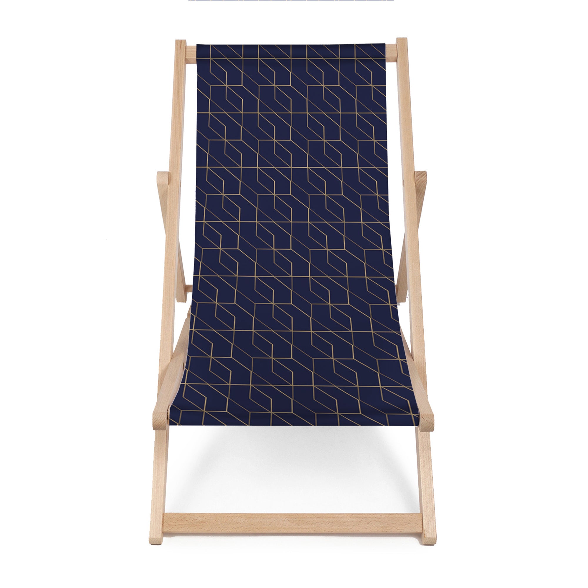Dřevěné lehátko Gold Luxury Pattern-M