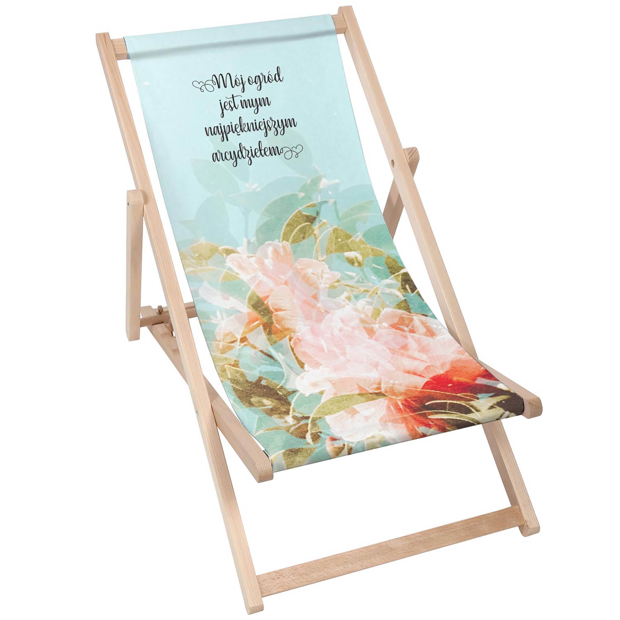 Wooden Deck Chair Garden Masterpiece