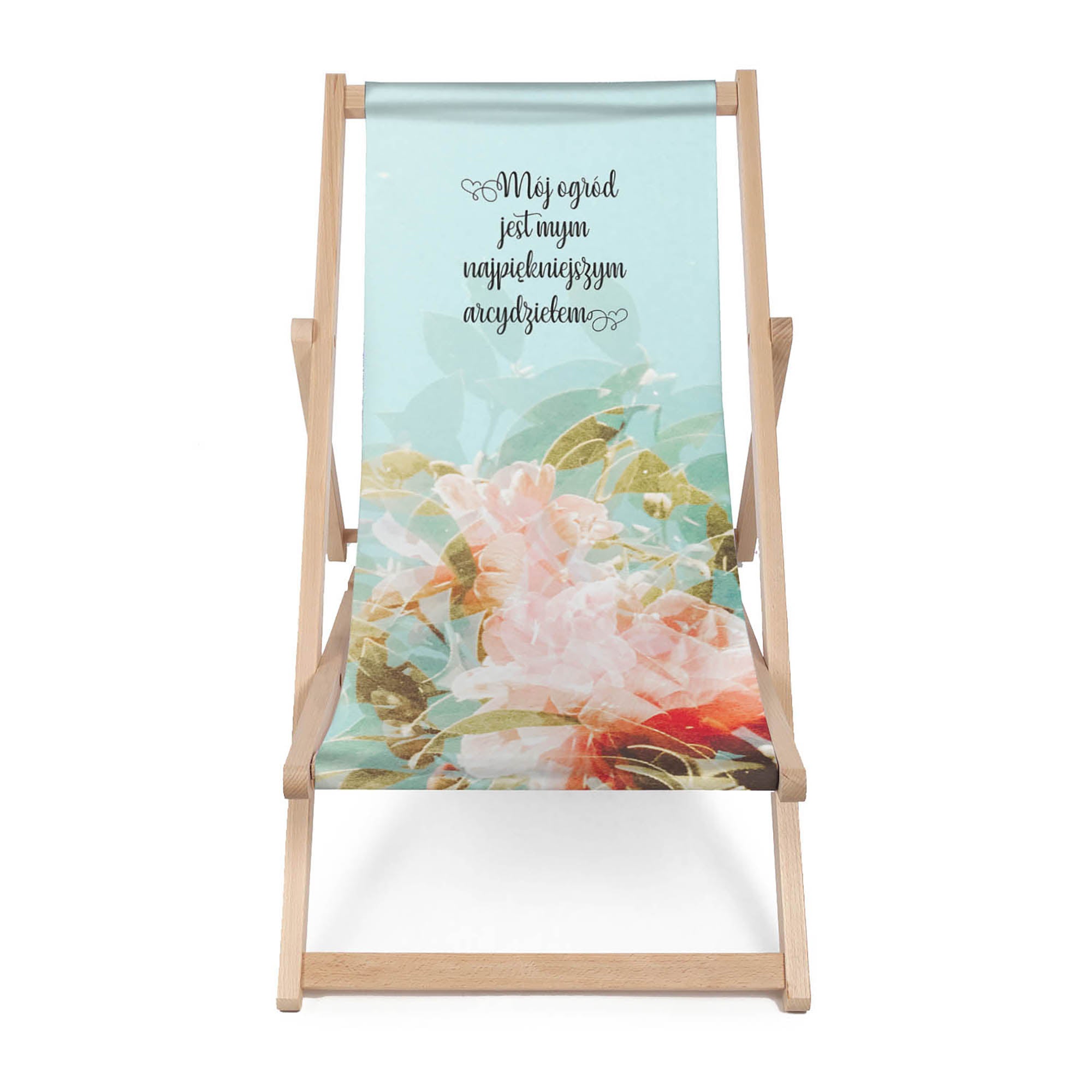 Wooden Deck Chair Garden Masterpiece