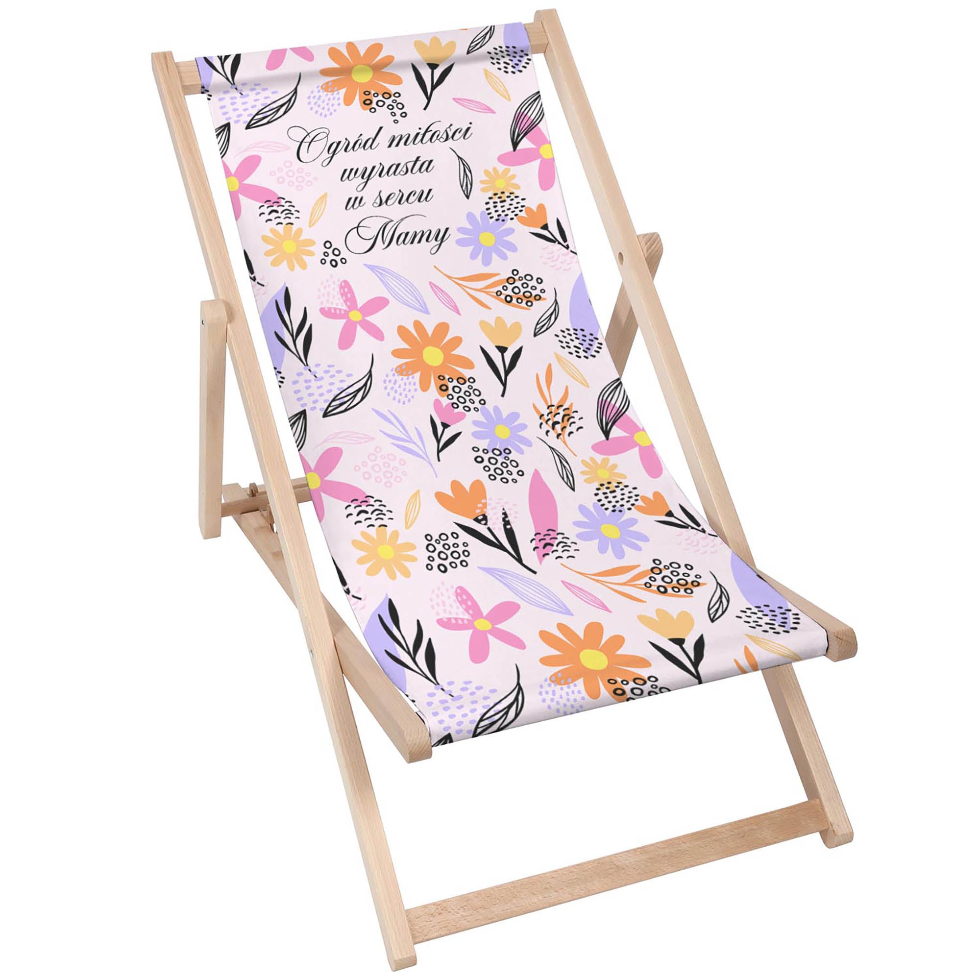 Wooden Deck Chair Garden of Love