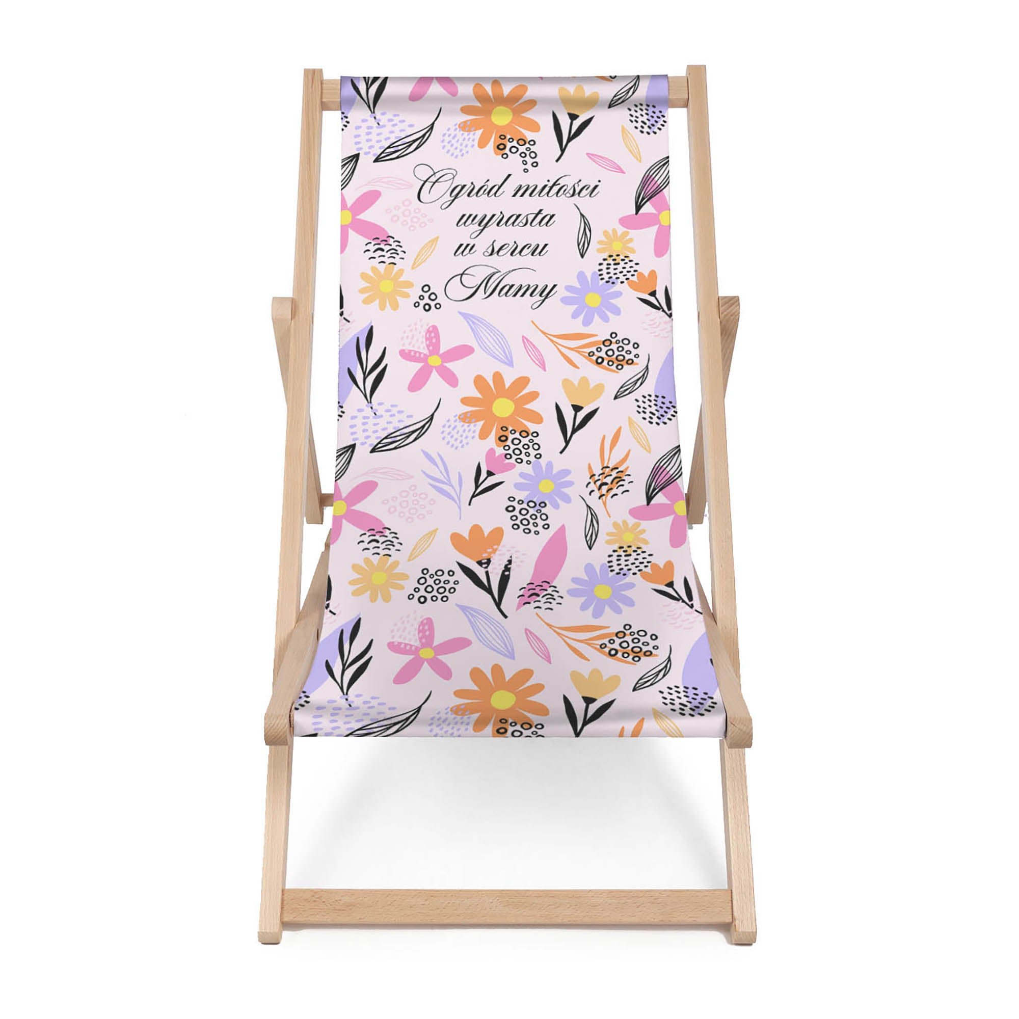 Wooden Deck Chair Garden of Love