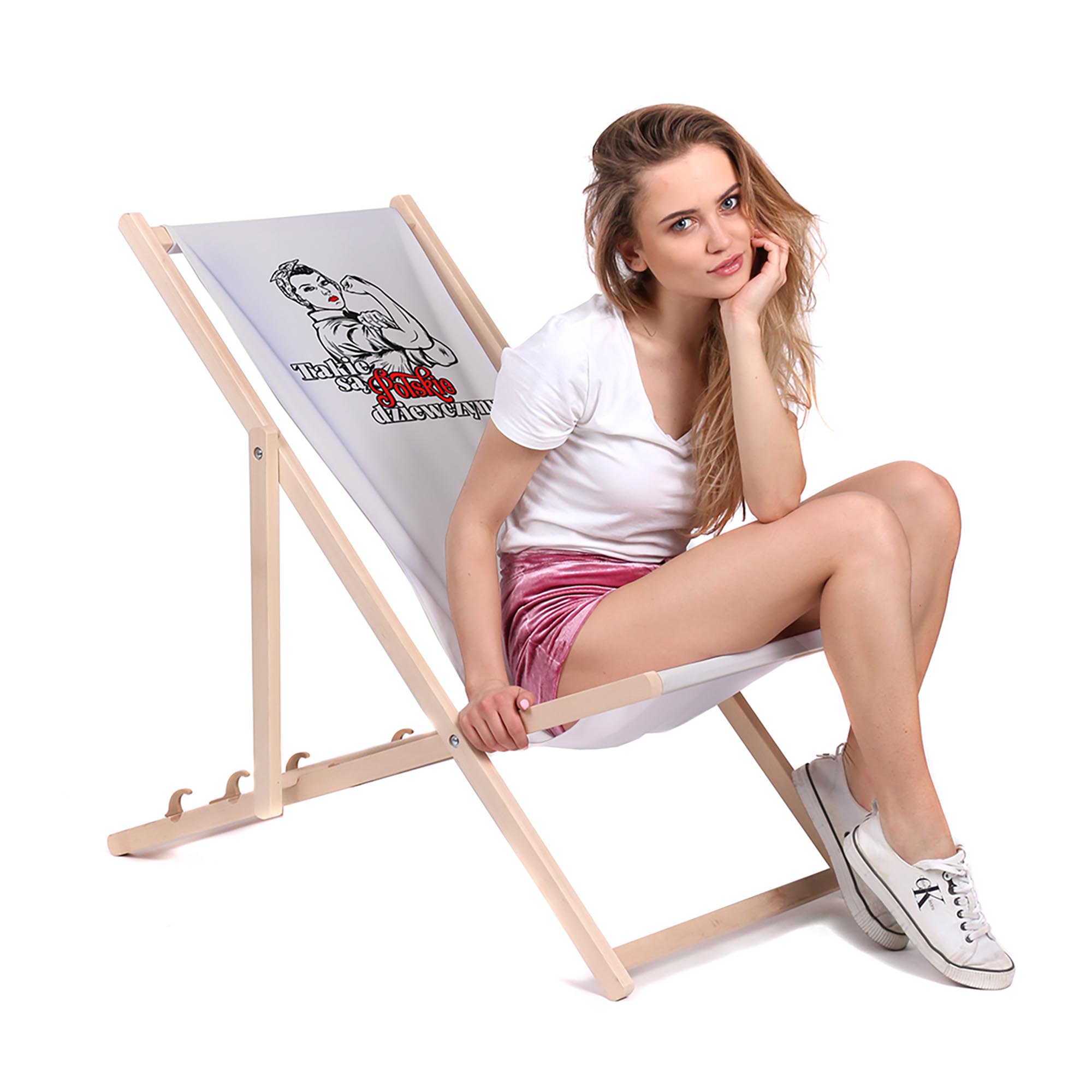 Dřevěné lehátko Polské dívky