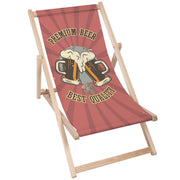 Wooden Deck Chair Premium Beer