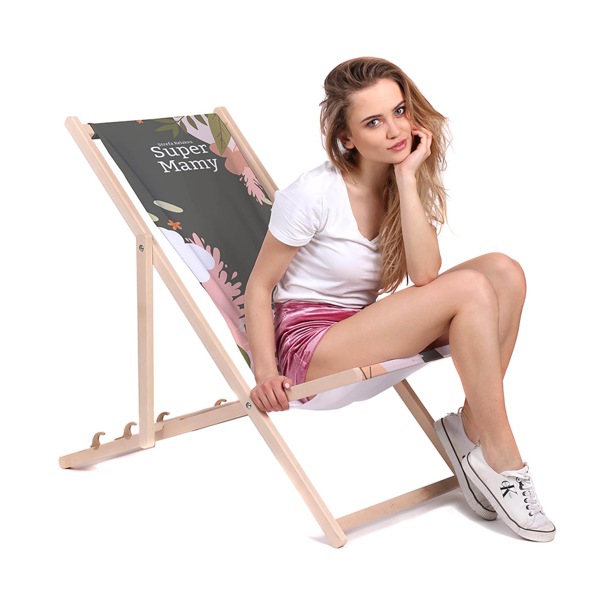 Wooden Deck Chair Relaxation Zone