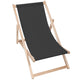 Leżak drewniany Basic-M-BLACK