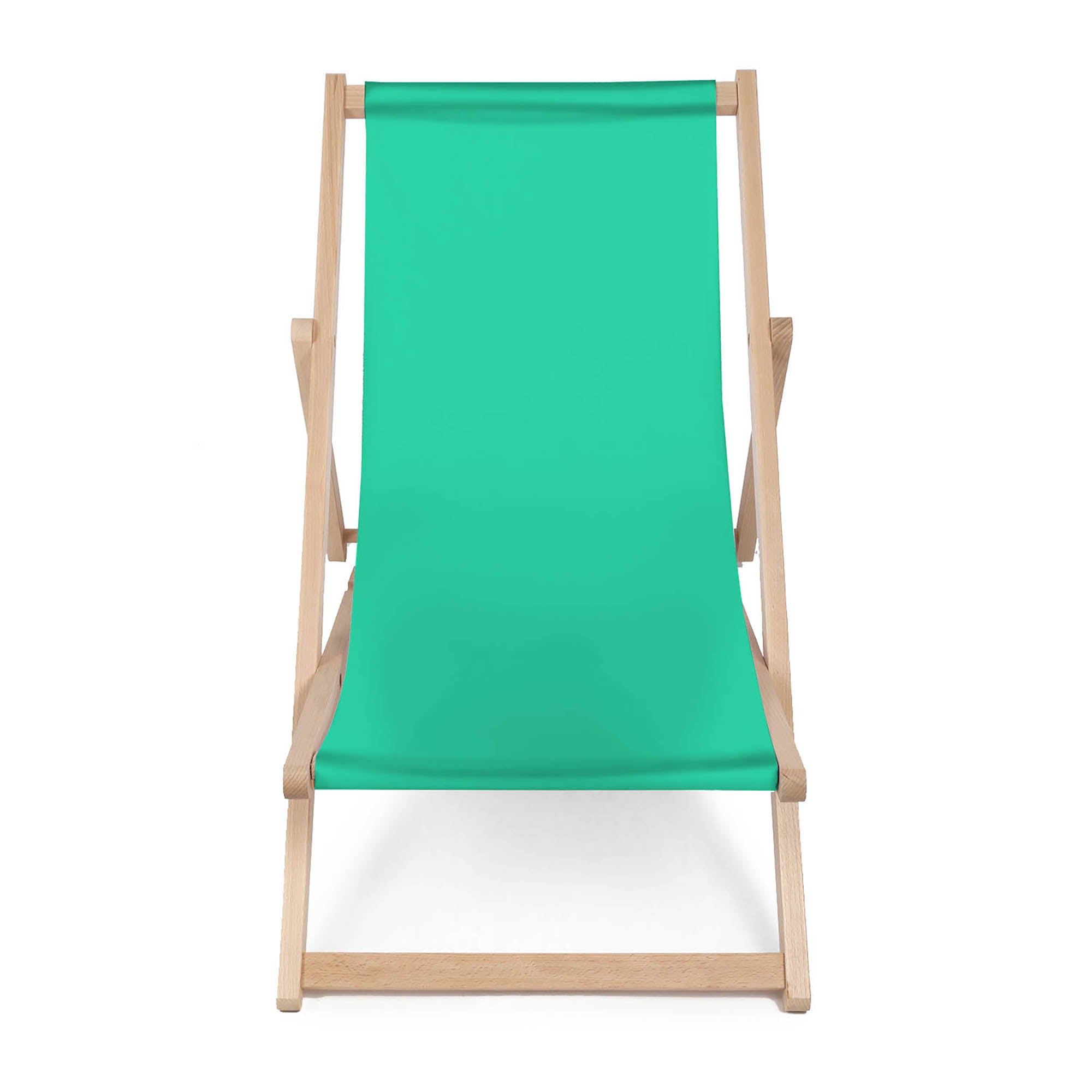 Wooden deck chair Basic-M-LAZUR