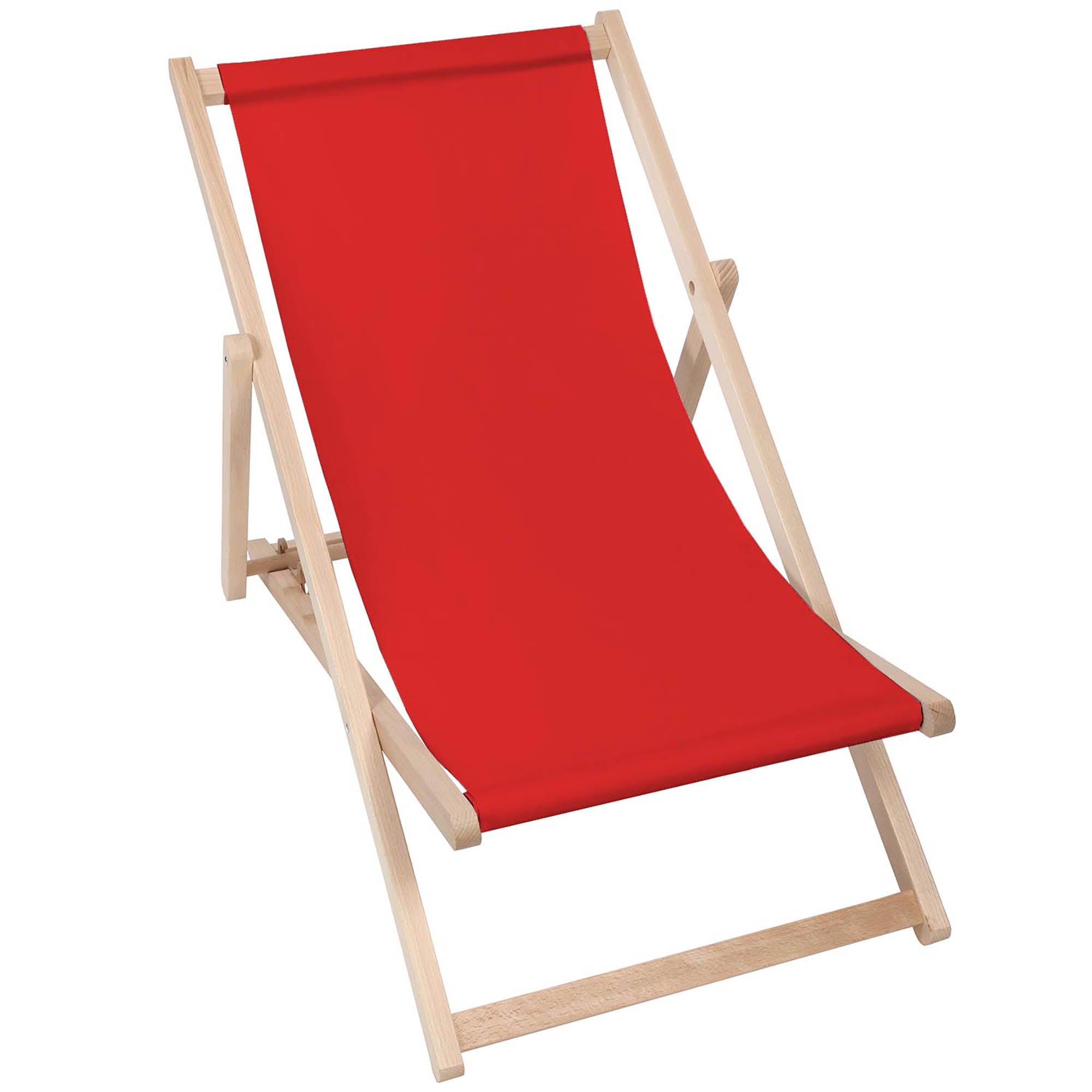 Leżak drewniany Basic-M-RED