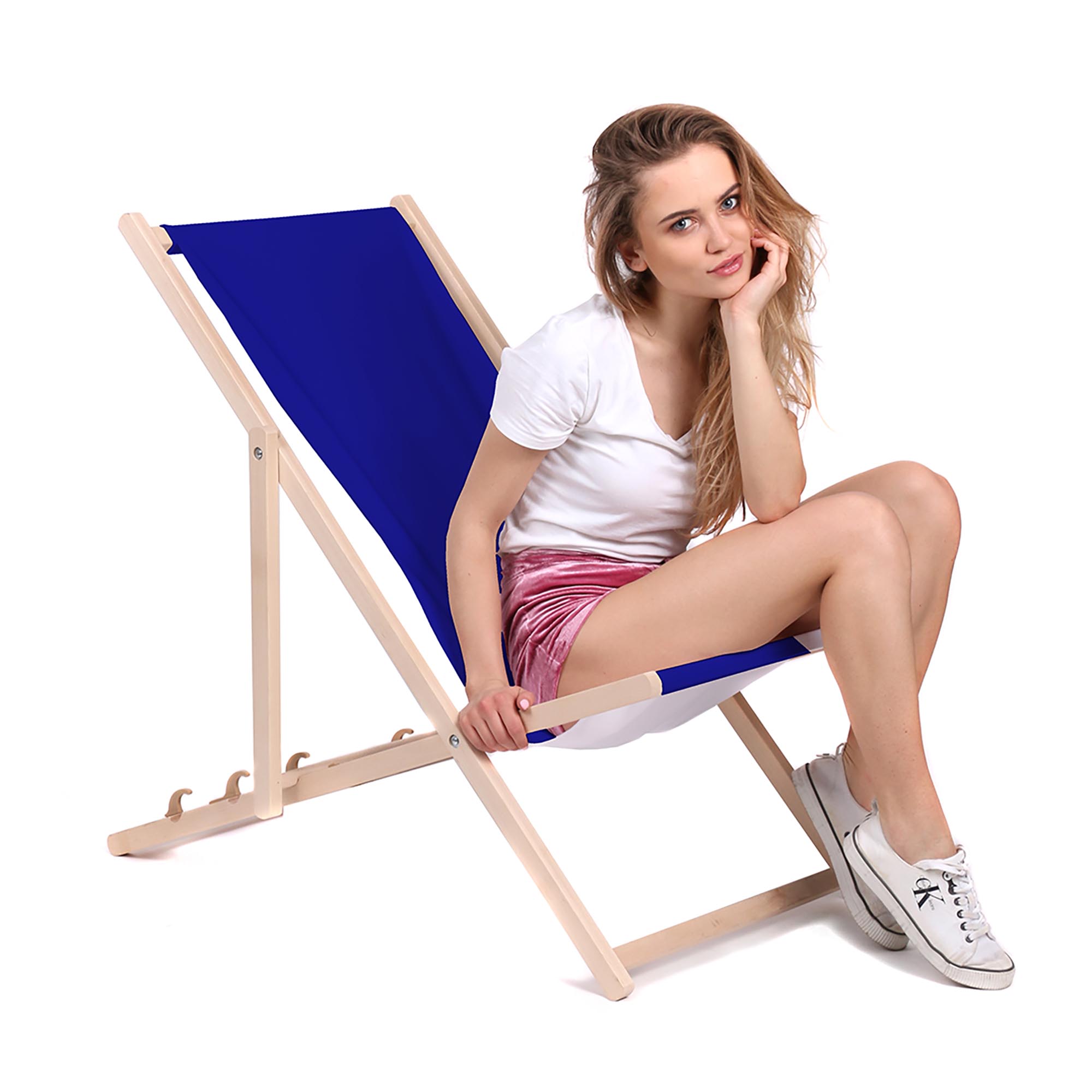 Wooden Deck Chair Basic-M-ROYAL