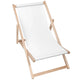Leżak drewniany Basic-M-WHITE