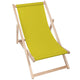 Leżak drewniany Basic-M-YELLOW