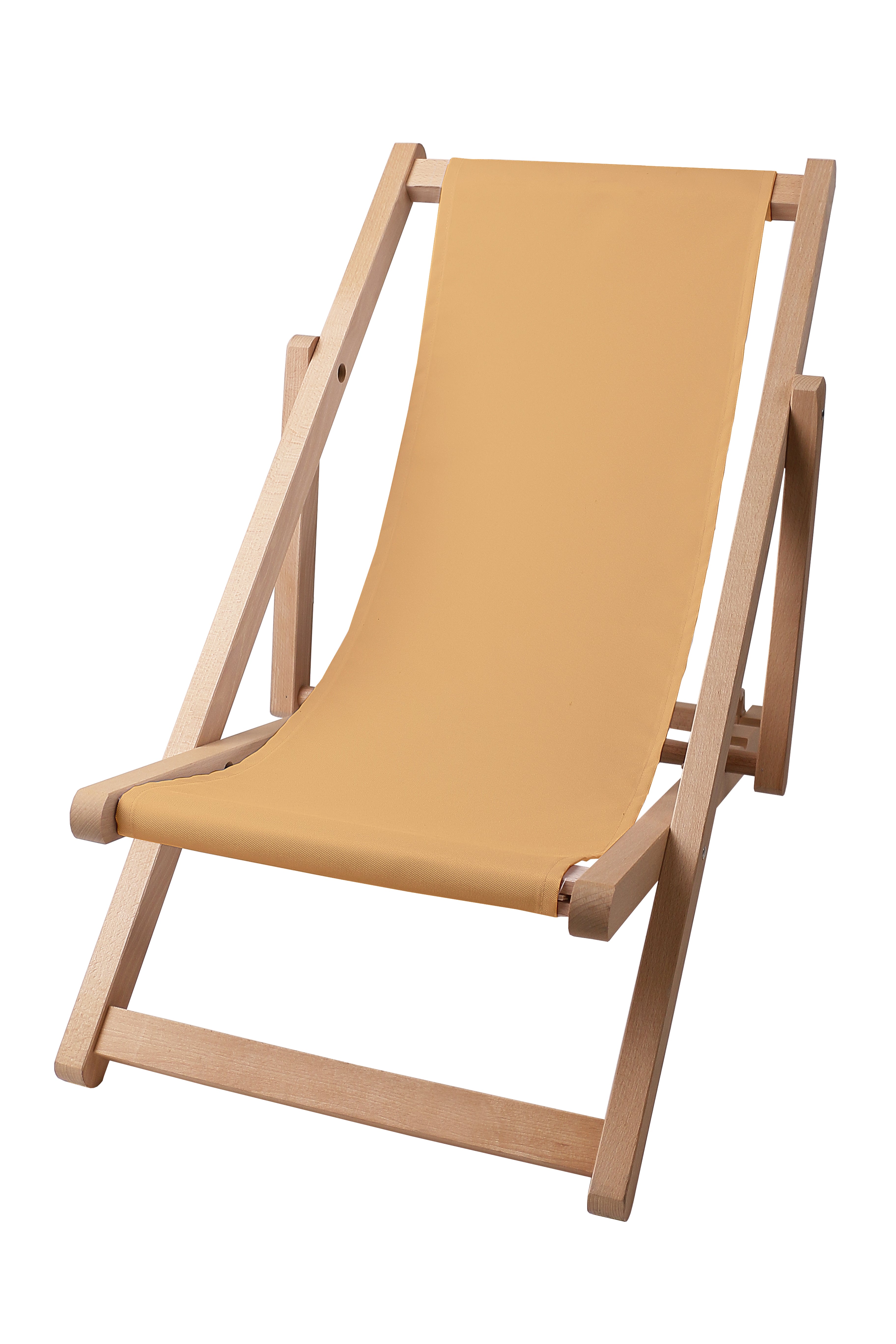 Wooden deck chair Basic-S-BEIGE