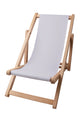 Leżak drewniany Basic-S-PALE GREY