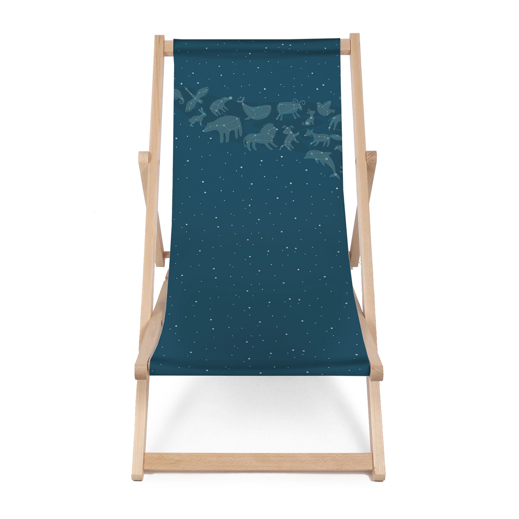 Wooden Deck Chair Animal Star Constellations-M