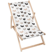 Wooden deck chair Bows-M