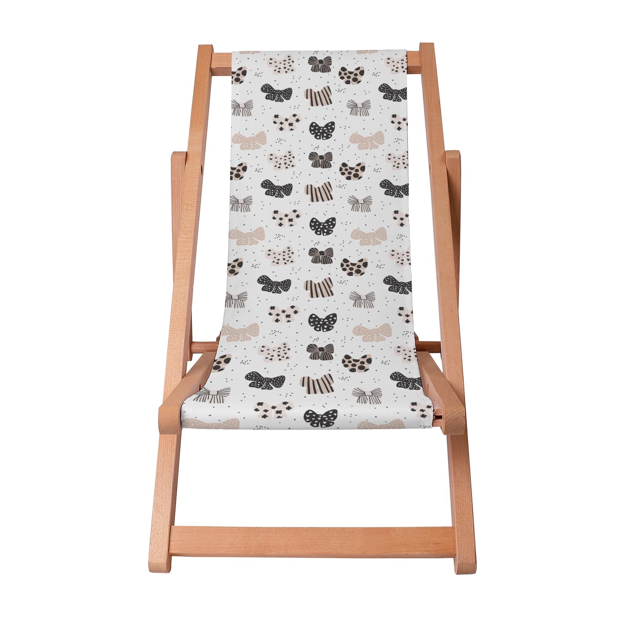 Wooden deck chair Bows-S