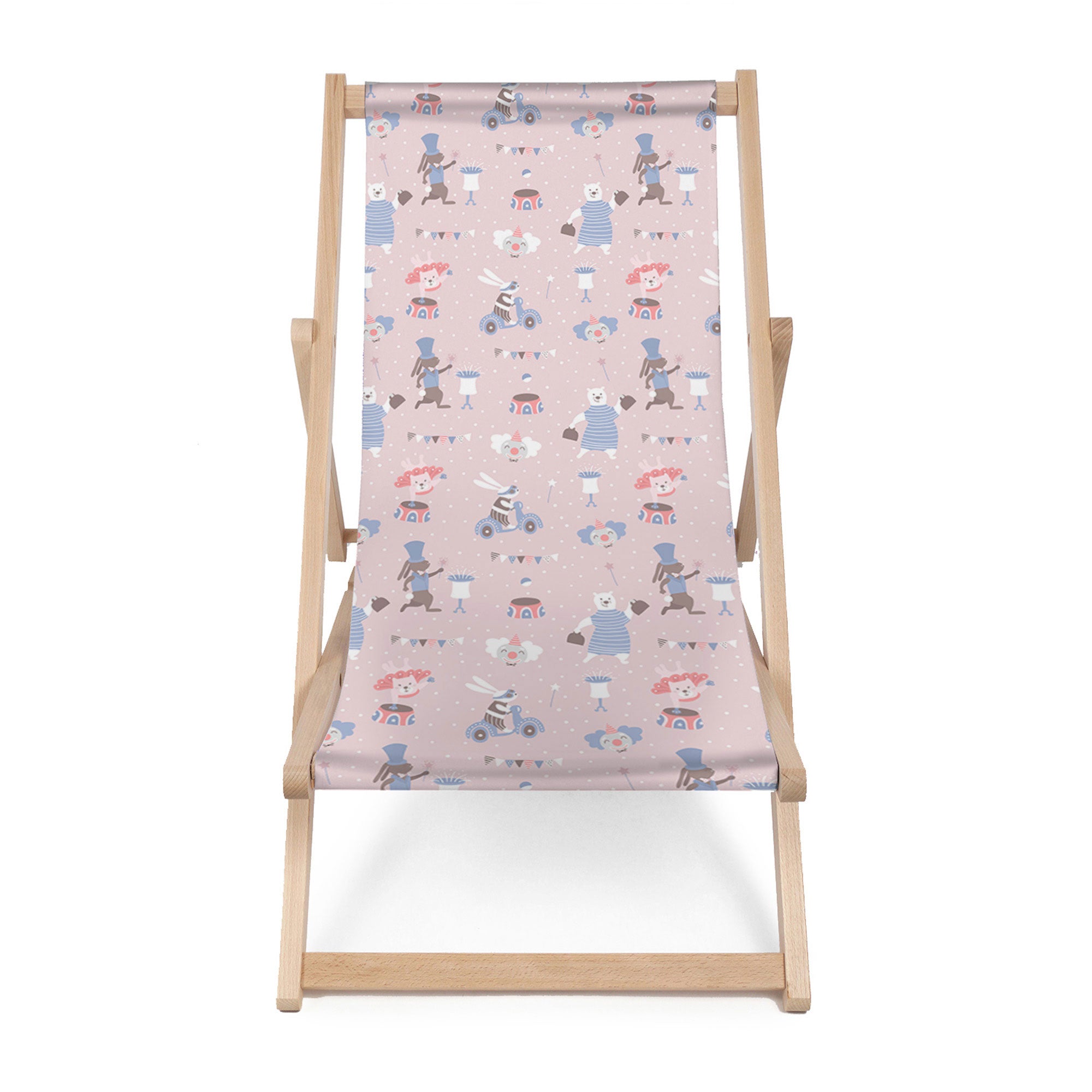 Wooden deck chair Circus-M
