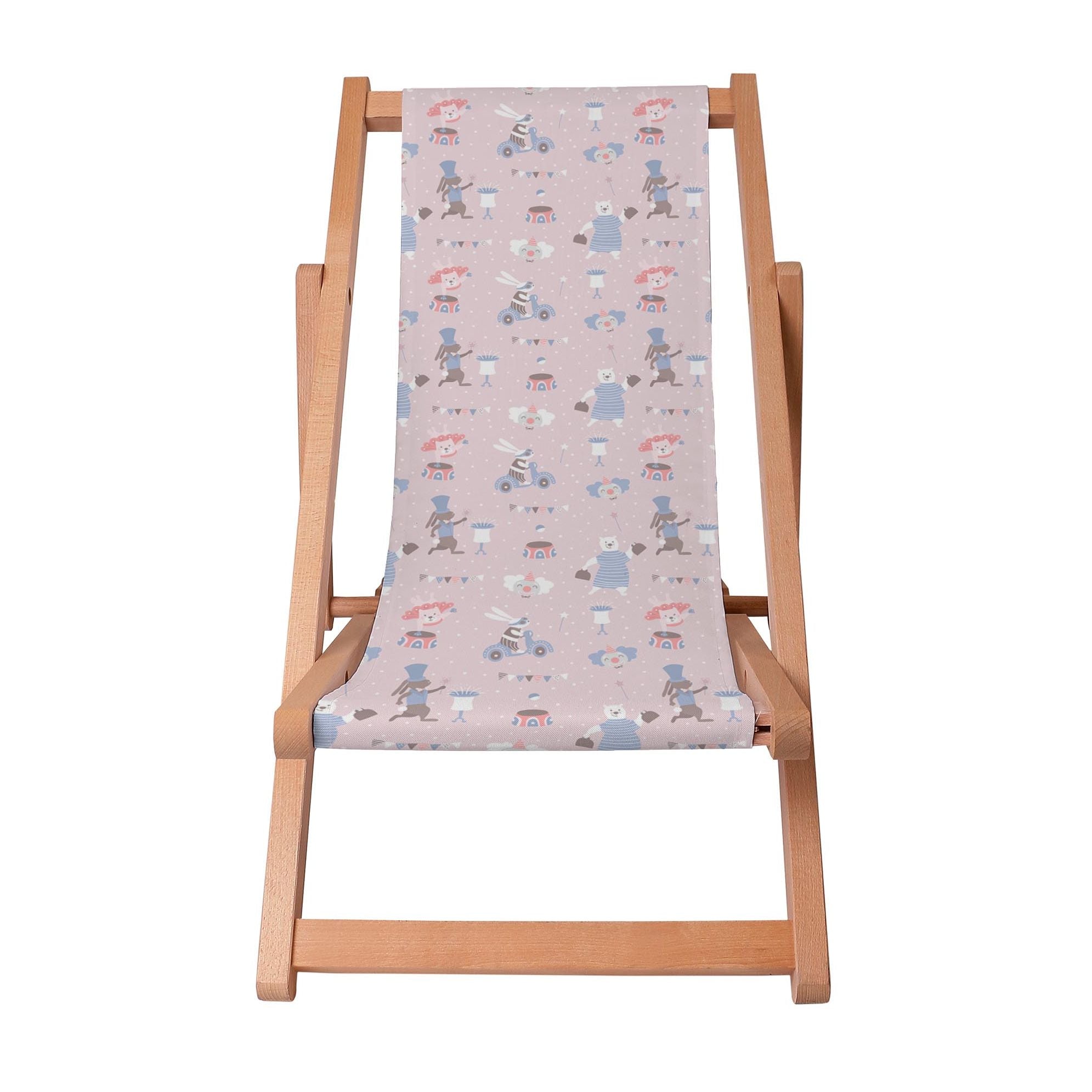 Wooden deck chair Circus