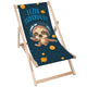 Wooden deck chair for Astronaut-M
