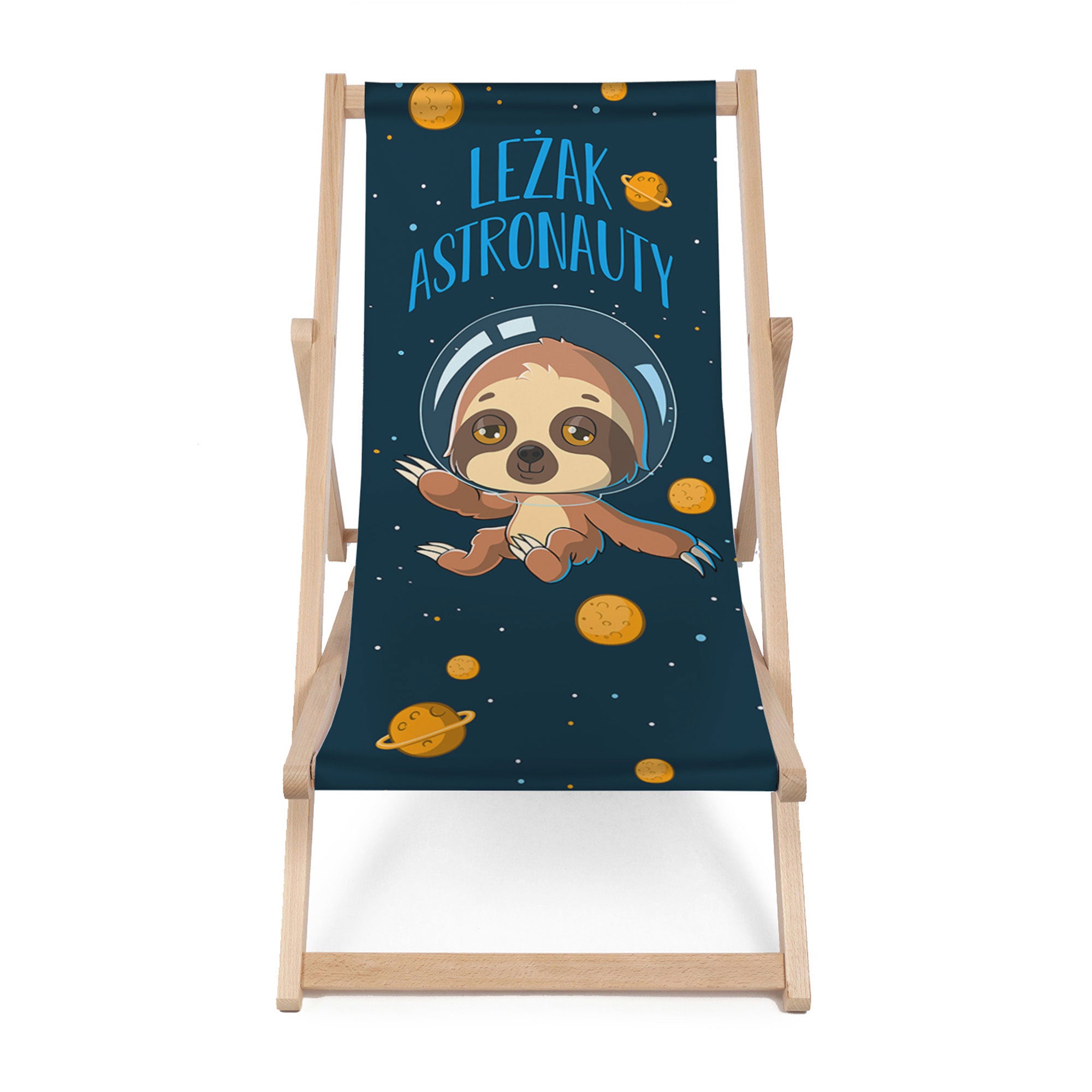 Wooden deck chair for Astronaut-M