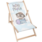 Wooden deck chair for Pilot-M