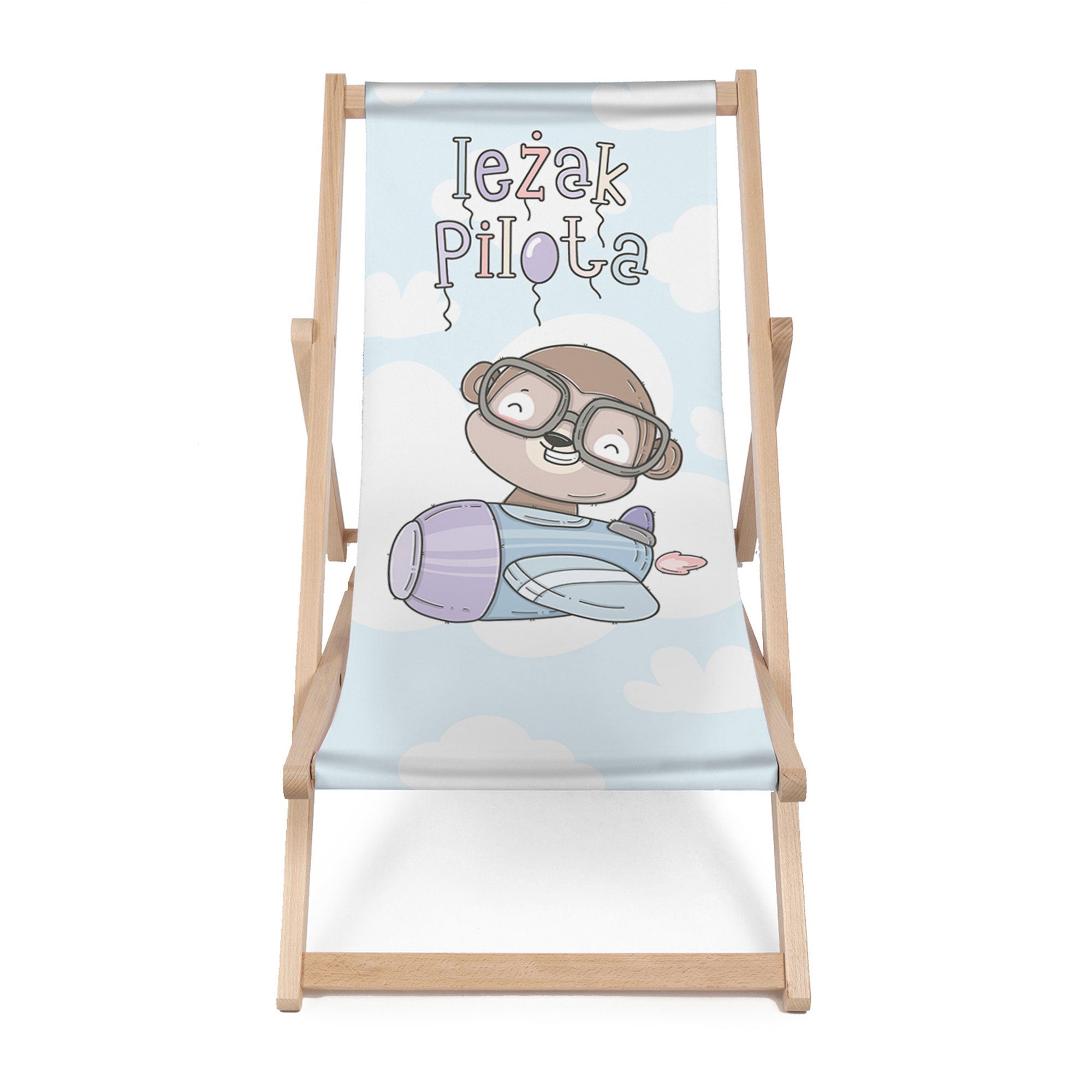 Wooden deck chair for Pilot-M