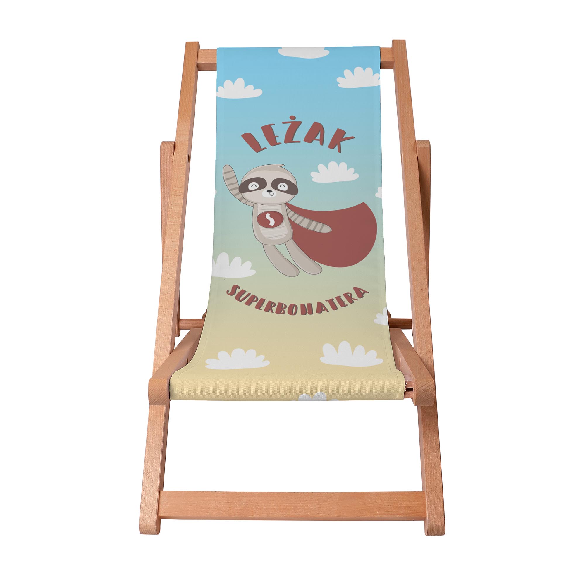Wooden deck chair for Superhero-S