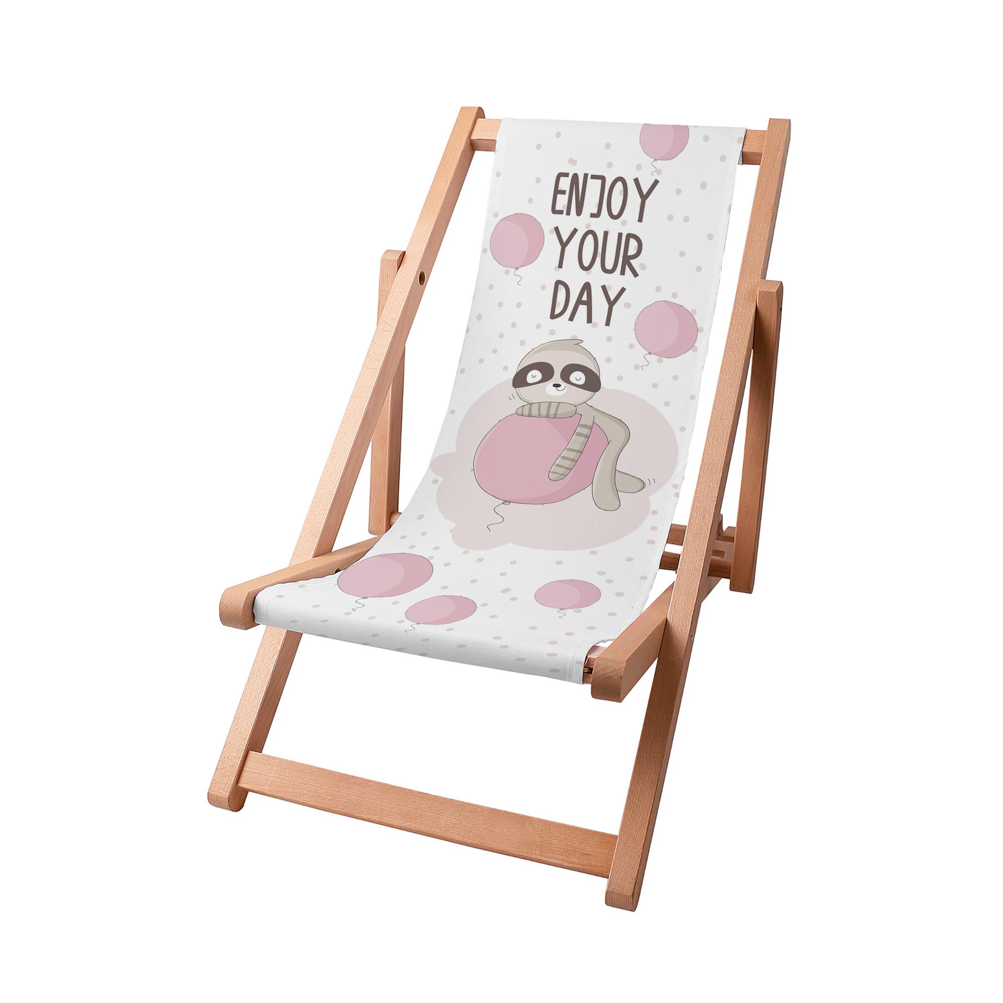 Wooden Deck Chair Enjoy your Day