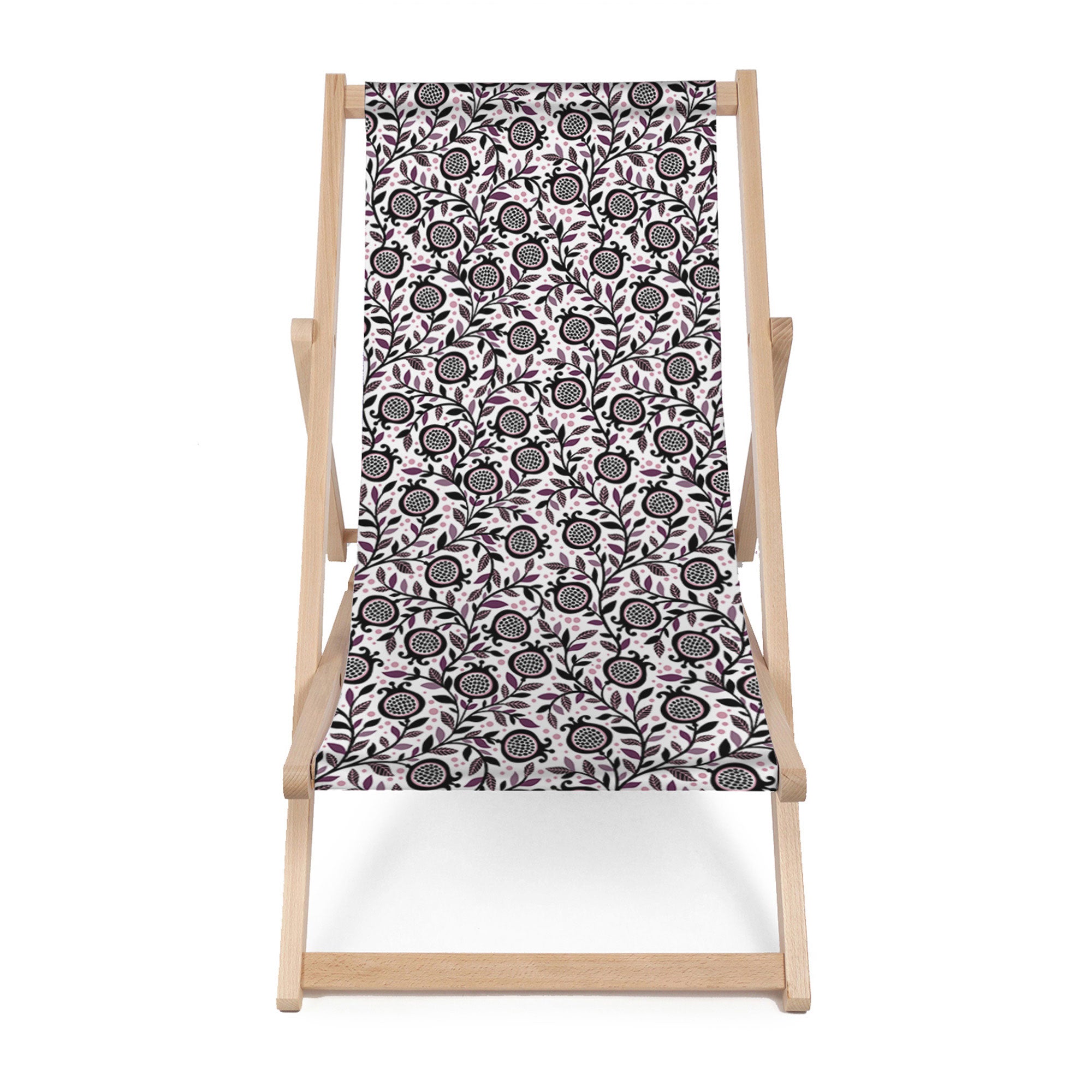 Wooden Deck Chair Flower Buds-M