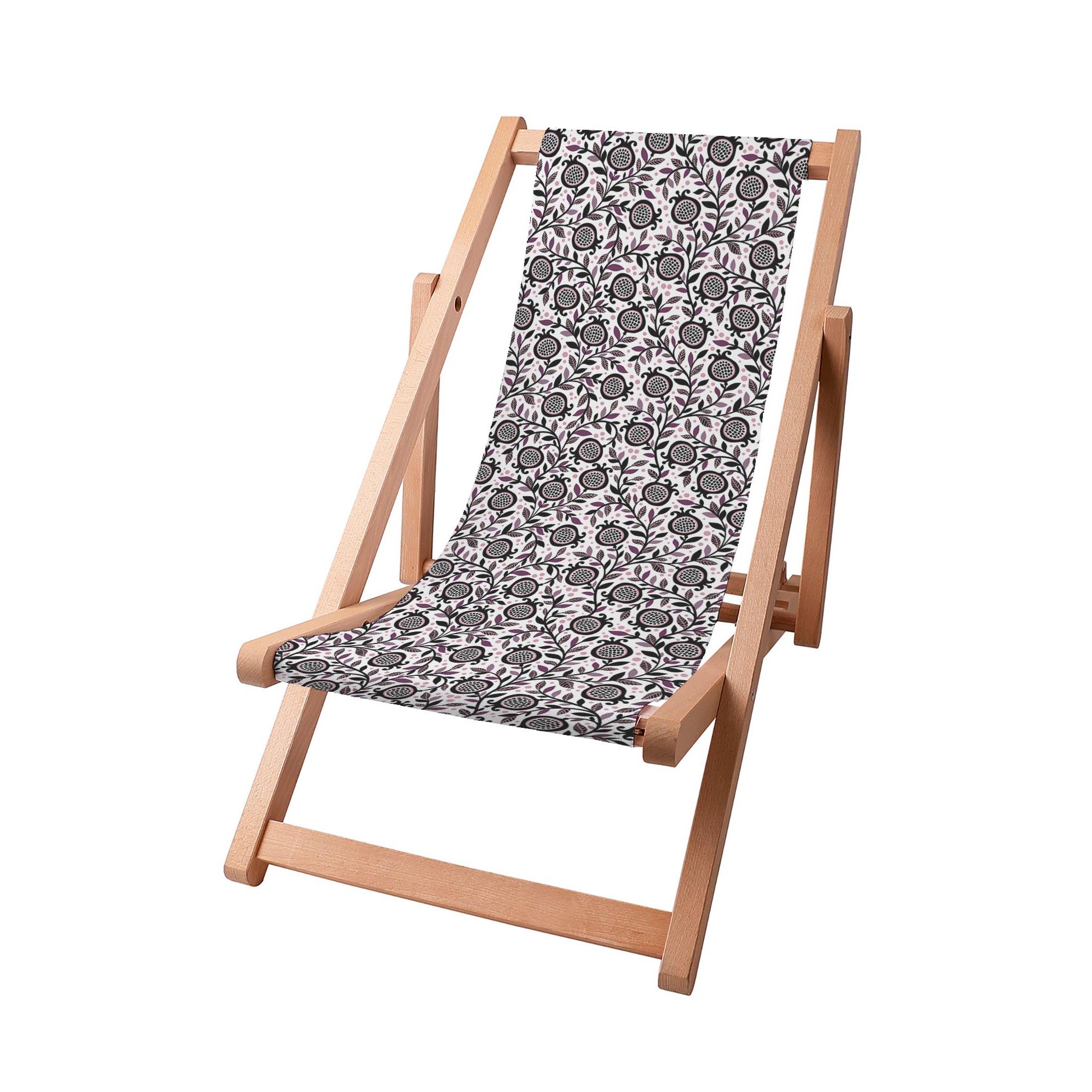 Wooden Deck Chair Flower Buds-S