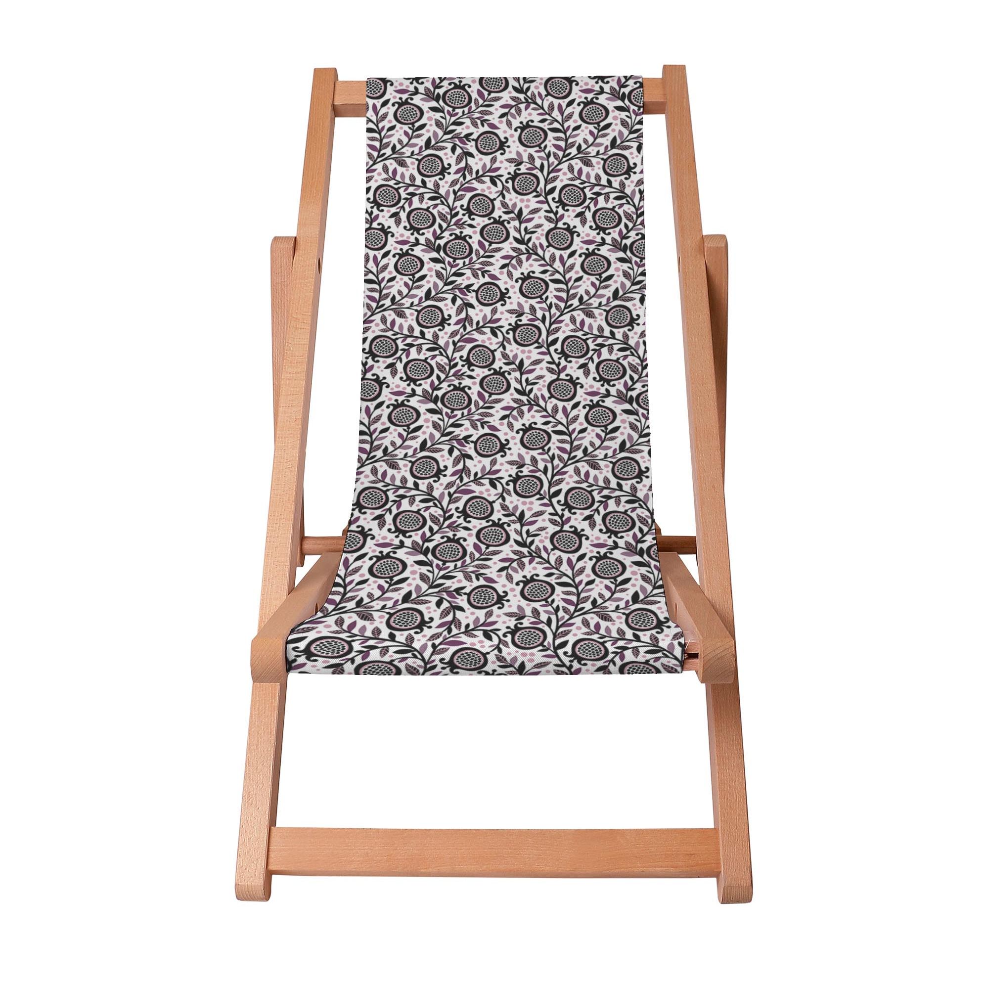 Wooden Deck Chair Flower Buds-S