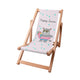 Wooden Deck Chair Happy Swim Girl-S