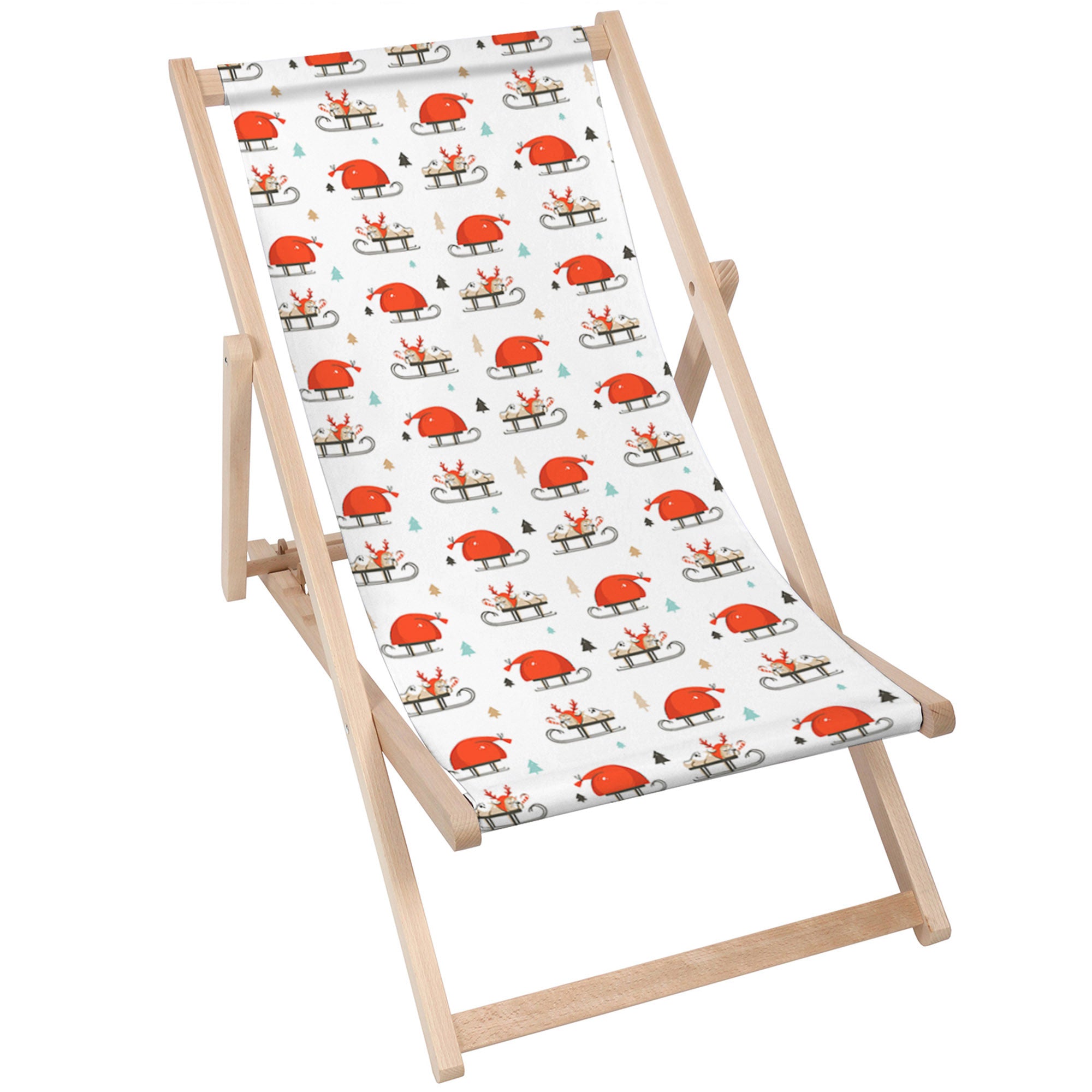 Wooden Deck Chair Lazy Dog-M