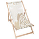 Wooden Deck Chair Letters-M