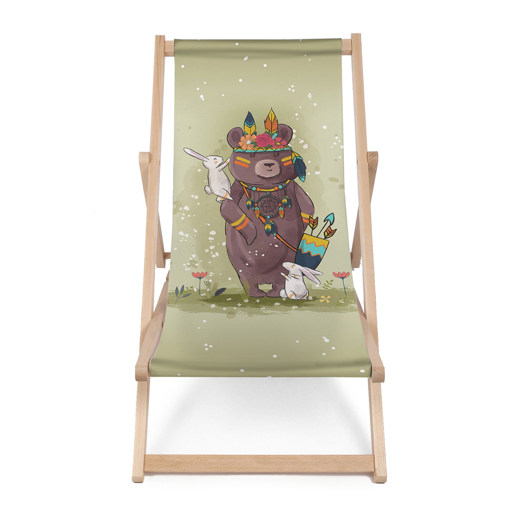 Wooden Deck Chair Little Bear Boho-M