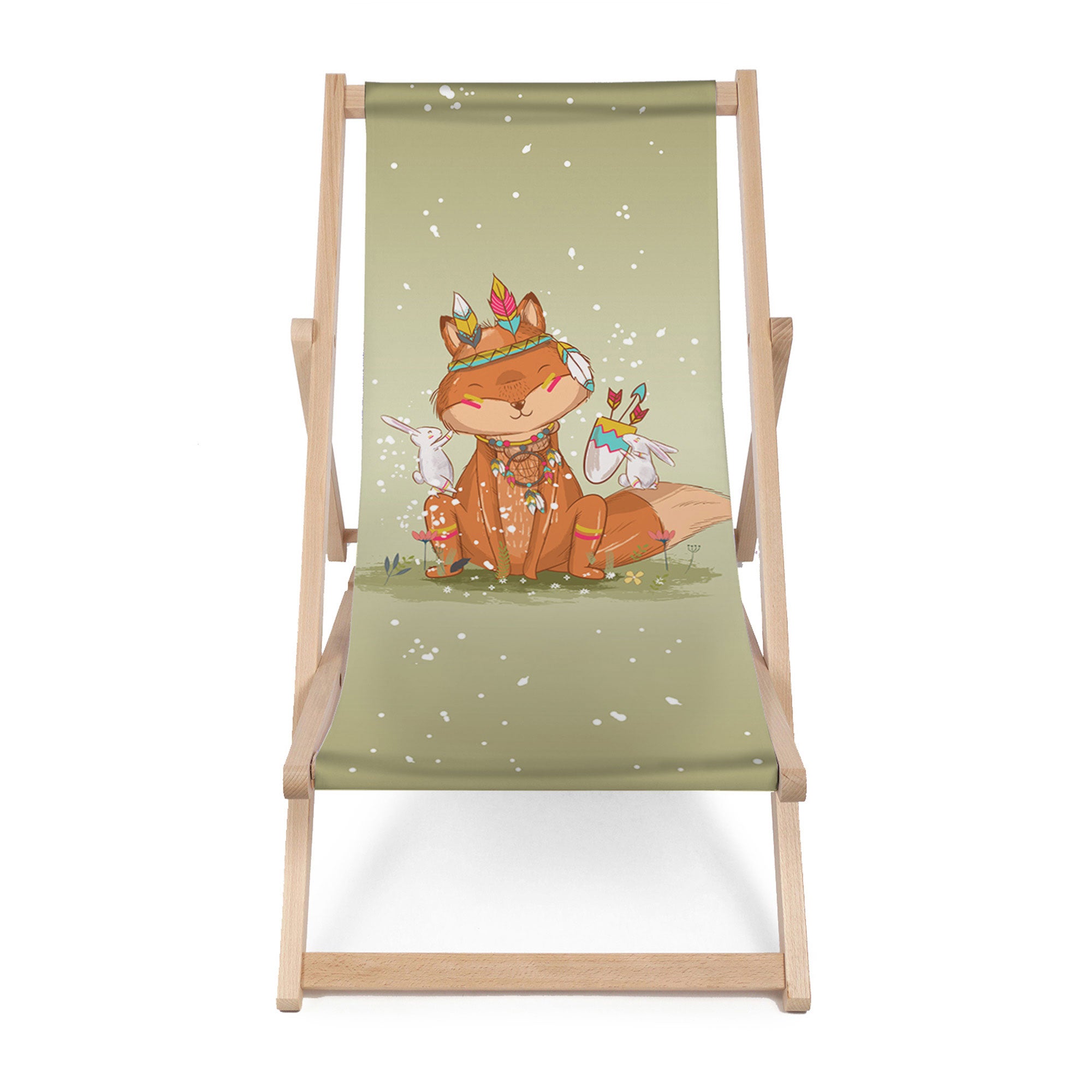 Wooden Deck Chair Little Fox Boho-M