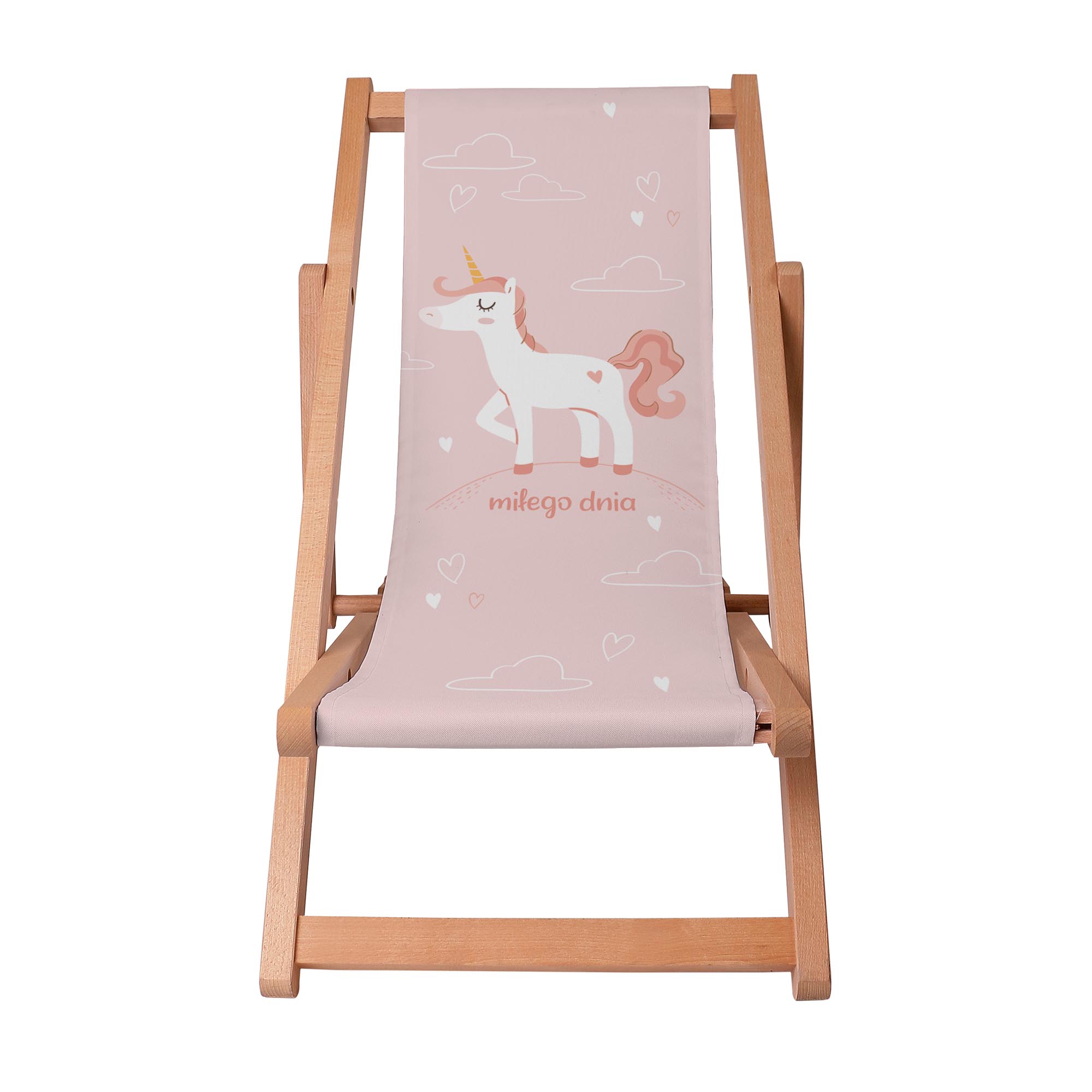 Wooden Deck Chair Have a Nice Day