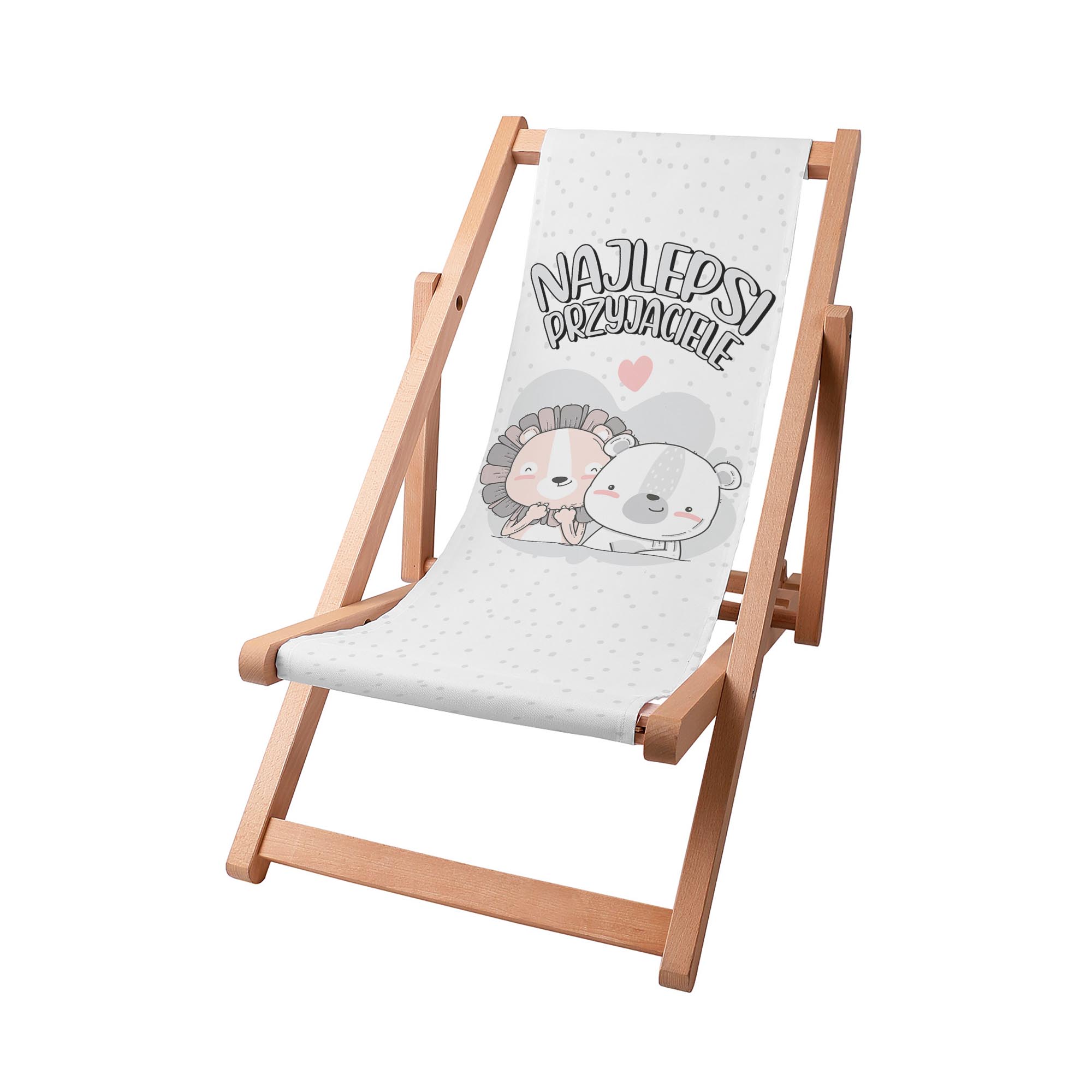 Wooden Deck Chair Best Friends
