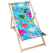 Wooden Deck Chair Pool Toys-M